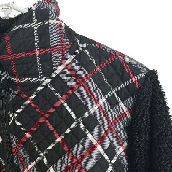 Vera Bradley Teddy Fleece Pullover Fireplace Plaid size 2XL - Picture 7 of 13